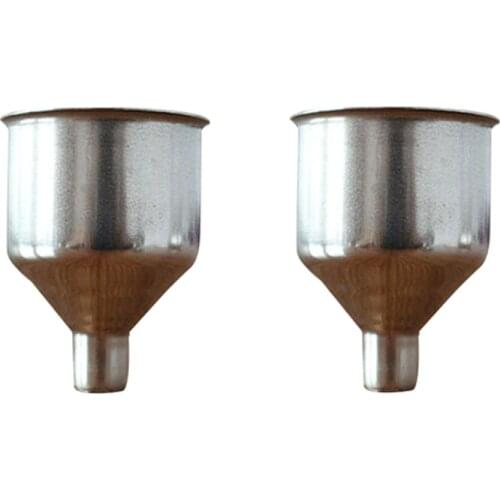 2Pcs/Set Mini Stainless Steel Funnel for Hip Flask Drinking Filling Whisky Alcohol Practical Wine Strainer Filter Kitchen Tools