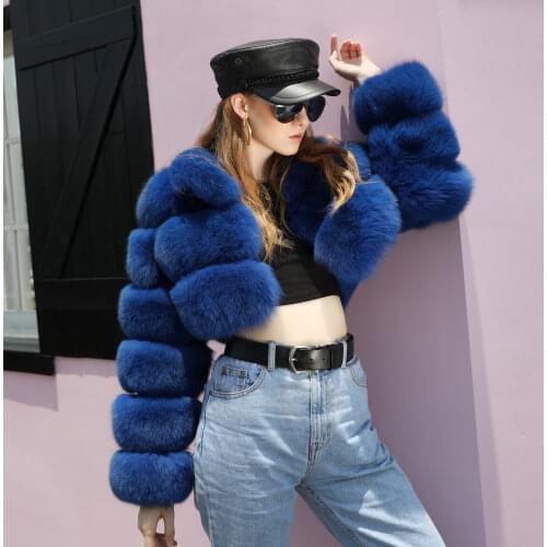 Miss Janefur Blue Fur Coats