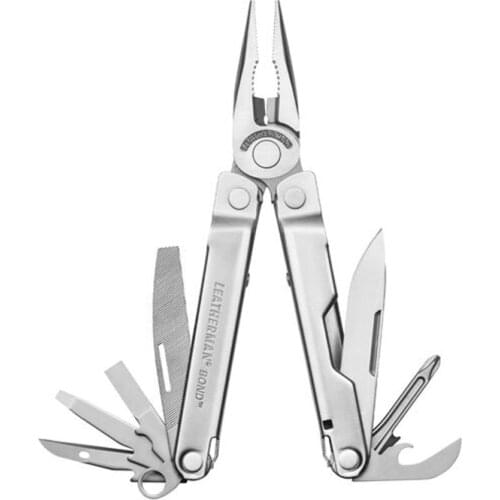 LEATHERMAN, Bond Multitool, Stainless Steel Everyday Tool with Nylon Sheath