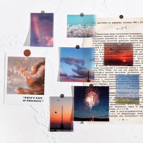 Yoofun 45 Pcs Wonderful Journey Series PET Sticker Pack Handbook Journal Diary Decoration Sticker Scrapbooking Craft Stationery