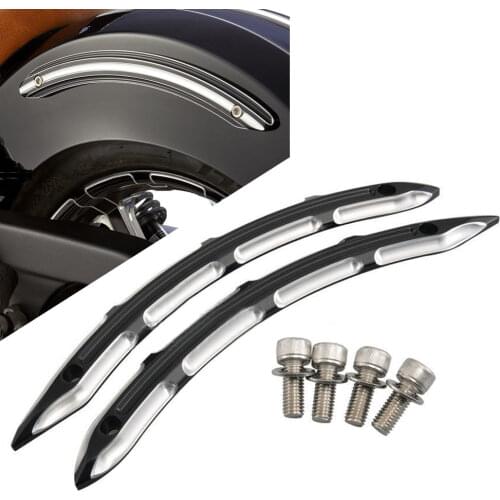 Motorcycle Rear Fender Strut Cover Side Accents Fender Trim Strip For Indian Scout 2015 2016 2017 2018