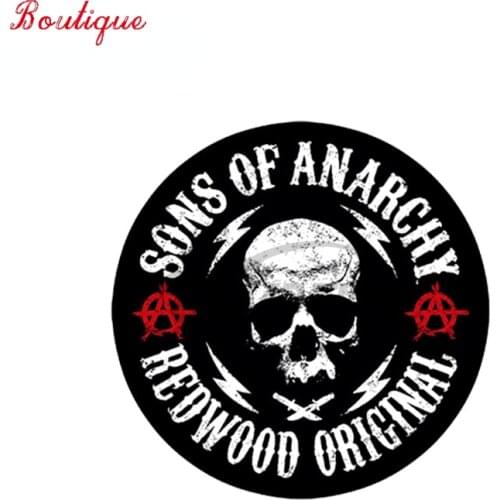 Personalized jump time 13 x 13 cm son of anarchy auto parts decal, waterproof and sunscreen repair trunk decoration sticker