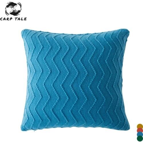 Solid Color Pillow Cover 45x45 Home Decor Cushion Cover Knitted Sofa Cushion Covers For Living Room Office Pillowcase Decorative