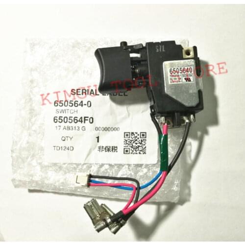 Switch 650564-0 6505640 for Makita BTS130RFE BTW251