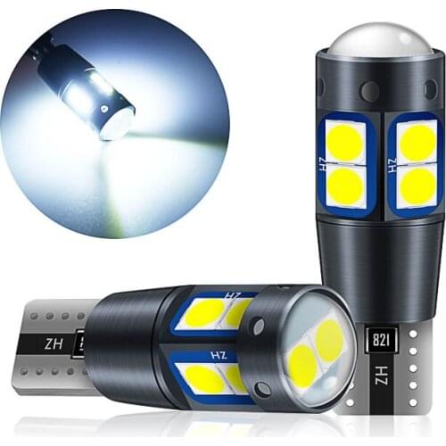 T10 W5W 194 Super Bright LED Car Lamp Interior Parts Led Flasher Auto Backup Reverse Lamp Daytime Running Lights 10w