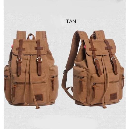 Vintage Male Travel bag Fashion Casual Canvas Men Backpack Retro Students School Bags Man backpack