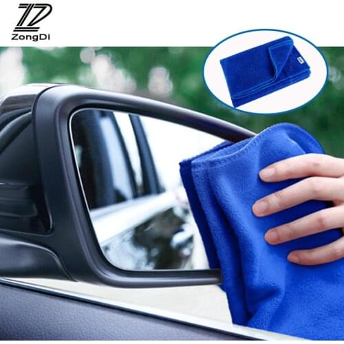 ZD 1Pc Car washing towel Superfine fiber Car clean tools for Mazda 3 6 cx-5 BMW e46 Chevrolet cruze Peugeot 307 206 accessories