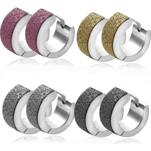 Anti-allergic Stainless Steel Earrings for Women Tide Stainless Steel Jewelry Fashion Jewelry