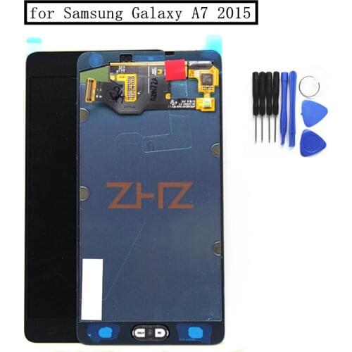 For Samsung Galaxy A7 2015 A700FD LCD Display Touch Screen Digitizer Assembly A7000 A700H A700F A700 Replacement Repair Parts