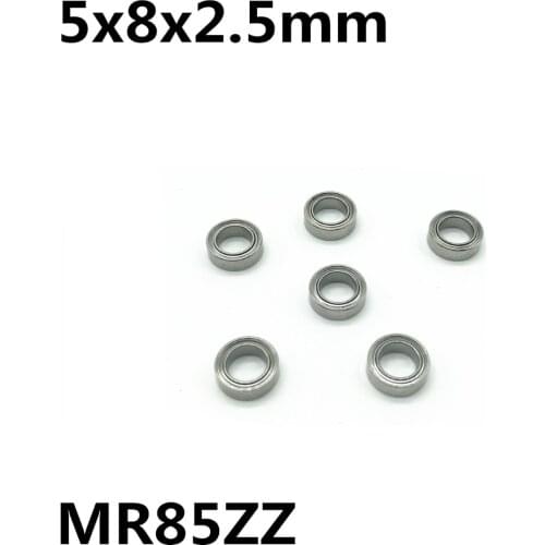 10Pcs MR85ZZ L-850ZZ 5x8x2.5 mm Deep groove ball bearing Miniature bearing High qualit Advanced MR85 MR85Z