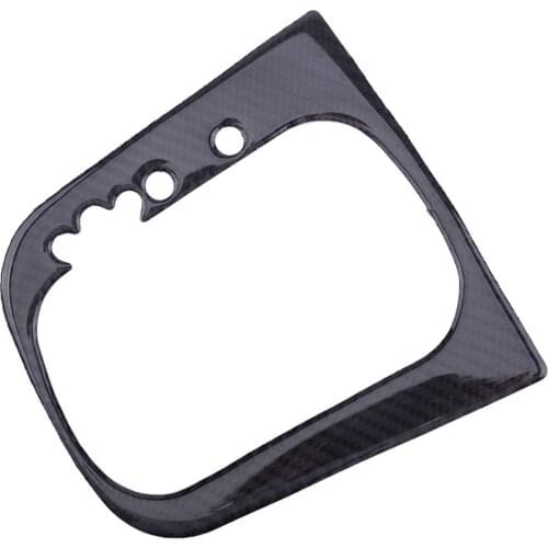 Car Carbon Fiber Gear Shift Panel Cover Sticker Trim Fit For Volkswagen VW Golf 6 MK6 GTI 2008 2009 2010 2011 2012