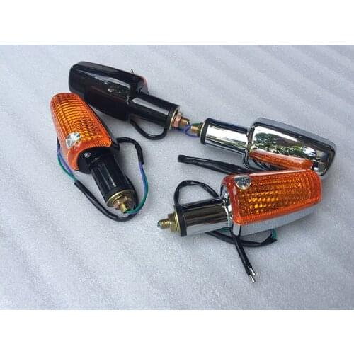 Free Shipping 12V Motorcycle Turn Light HJ125K-2 HJ125-7A Vintage Refit Signal Lamp Modification Direction Lights Conner Lamps
