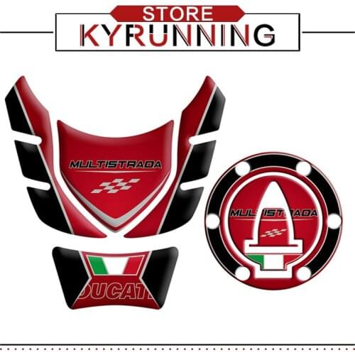 For MTS1200 1260 950 3D Gas Cap Tank Pad protection Sticker Decal for DUCATI Multistrada 1200 ENDURO MULTISTRADA 1260 ENDURO