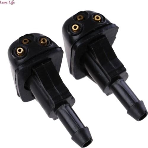 Hot Sale 2Pcs Plastic High Quality Windshield Wiper Washer Spray Nozzle Injector Ejector Car Auto Maintenance Accessories