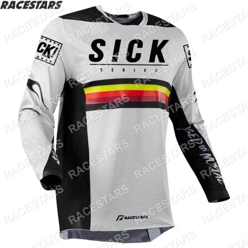 SICK 2021 Motocross Jersey Mens Downhill Mountain Enduro Jersey MTB Jersey Cycling Wear Bike DH Maillot Ciclismo Hombre MX BMX