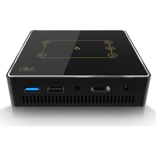 C9 Plus Projector 1-5M Short Throw Touch Control 1080 Ultra HD Smart Android Portable Full HD DLP Mini Projector with Tripod