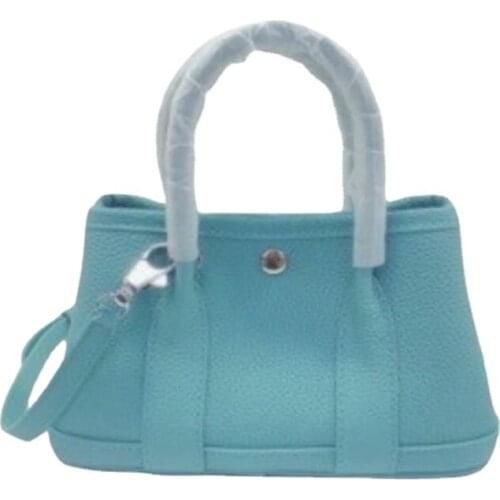 2021 New 20cm Mini Leather Handbags Lychee Pattern First Layer Cowhide Bag Shoulder Messenger Handbag Classic Fashion