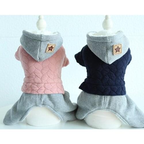 XS Small Dog Clothes Winter Doggie Puppy Clothing Warm Pet Coat Outfit Garment Chihuahua Yorkshire Pomeranian Maltese Costumes