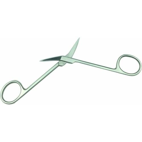 Ophthalmic Birds Beak Scissors Bevel Bend Head Stainless Steel Instrument Tool 45 Degree Cut
