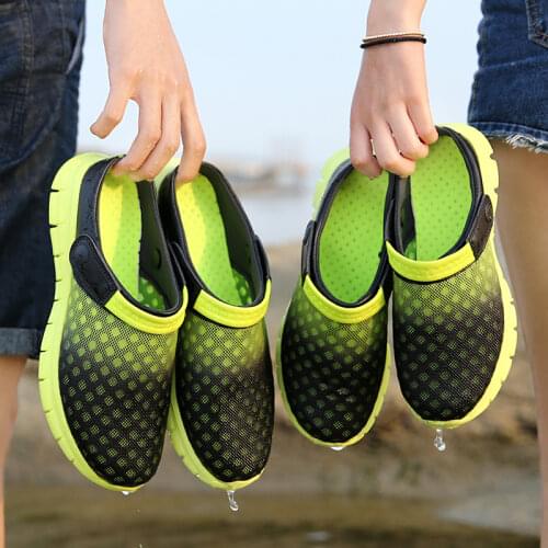 Sandals for Women Men Trekking Wading Shoes Breathable Beach Slippers Fashion Garden Clog Aqua Shoes