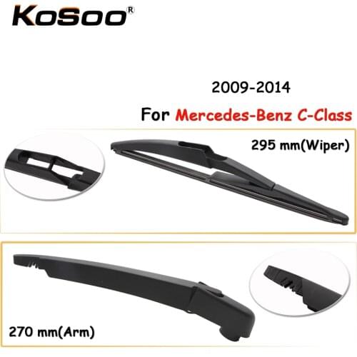 KOSOO Auto Rear Car Wiper Blade For Mercedes-Benz C-Class,295mm 2009-2014 Rear Window Windshield Wiper Blades Arm,Car Accessorie