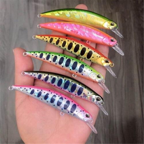 1PCS Wobbler Fishing Lures Hard Bait 80mm 12g Artificial 3D Eyes Sinking Minnow Isca Bass Pike Bait Jig Fishing tackle Lure