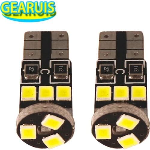 100 Pcs T10 9 LED SMD 2835 W5W 9SMD Lampadas 100MA 501 traco carro lampadas LED Luzes interiores Car Side Wedge Cauda estacionam