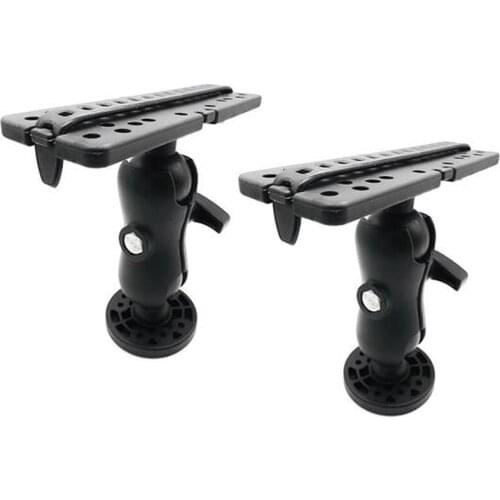 2Pcs Ball Mount with Fish Finder and Universal Mounting Plate Kayak Accessories