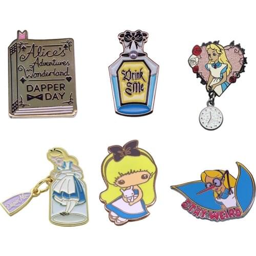 Anime Magic Movies Games Hard Enamel Pins Beautiful Girl Brooches Women Men Lapel Badges Backpack Collar Fashion Jewelry Gifts