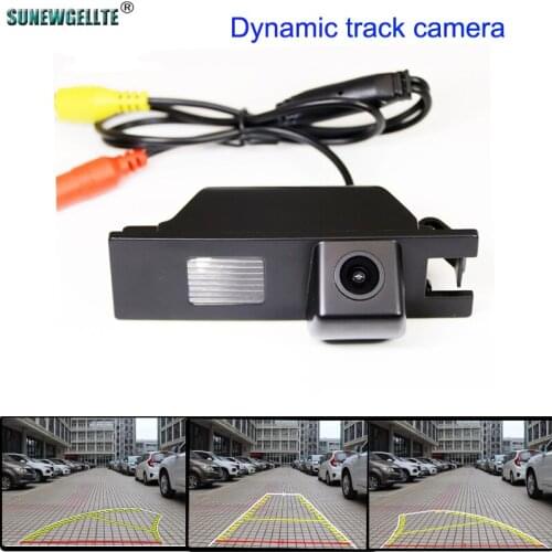 Vehicle Dynamic Trajectory Parking Line Car Reverse Rear View Camera For OPEL Astra Corsa Meriva Vectra Zafira FIAT Grande Punto