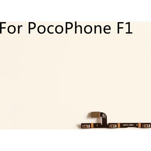 Used Power On Off Button+Volume Key Flex Cable FPC For PocoPhone F1 Adreno 630 6.18” 1080 x 2246 Smartphone