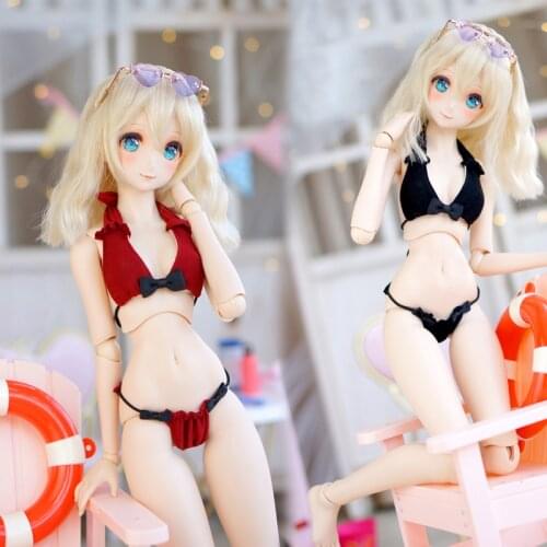 D03-P489 children toy BJD DD SD MSD 1/3 dolls clothes Sexy Halter Bikini set