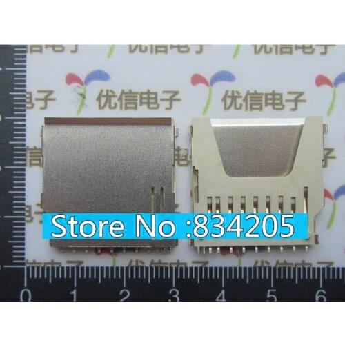 MMC/SD memory card socket long body