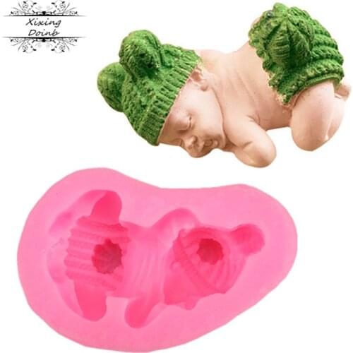 Doinb Baby silicone gel mold jelly pudding Candy Chocolate Mold mousse cake decorating tool