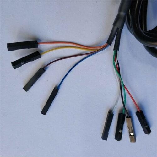 FT232RL to dual TTL download cable at the same time, USB to 2-way high-speed serial cable FT2232D module flashing line