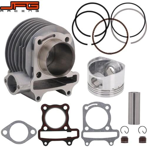 Motorcycle 52MM 57MM Big Bore Cylinder Piston Set For YAMAHA GY6 125 150 Scooter Moped ATV QUAD 152QMI 157QMJ 1P57QMJ