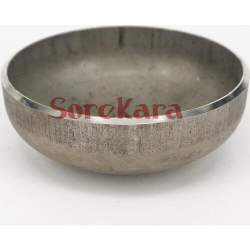 108x3mm O/DxThickness 304 Stainless Steel End Cap Welded Pipe Fitting Water gas Oil