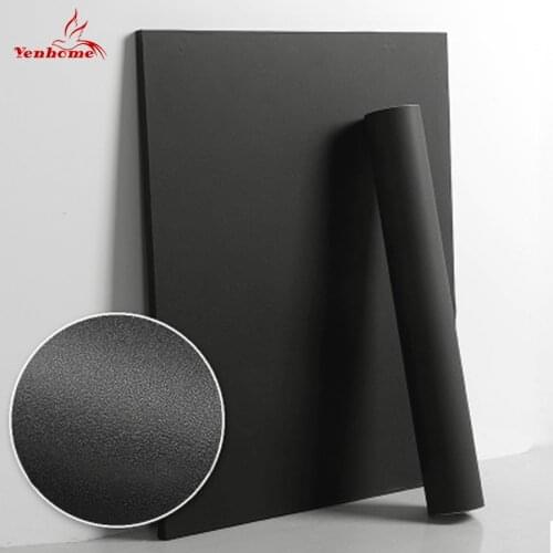 Matt Solid Color Wallpaper Roll Furniture Cabinet Renovation Stickers Living Room Bedroom PVC Self Adhesive Wall Decoration Film