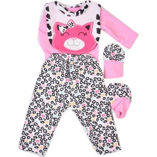 22-23 Inch Lovely Baby Girl Clothes For Girl Doll KEIUMI Baby Clothes Girl Newborn Sets With Socks And Bib