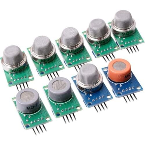 Gas Detection Module MQ-2/MQ-3/MQ-4/MQ-5/MQ-6/MQ-7/MQ-8/MQ-9/MQ-135 Sensor Module Detection Smoke methane for Arduino DIY Kit