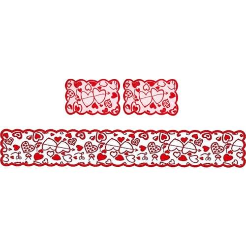 Table Runner Christmas Wedding Table Cover Placemats Valentines Decorations