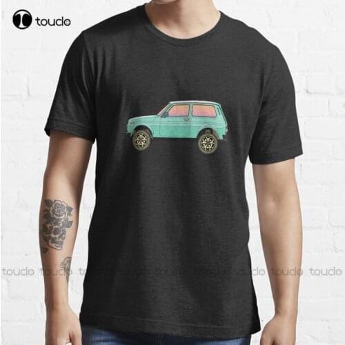 New Funky Lada Niva T-Shirt Cotton Tee Shirt S-5Xl T Shirt
