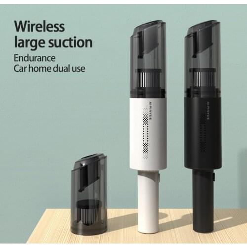 Portable Car Vacuum Cleaner Hand-held High-power Wireless Wired Mini Vaccum Cleaner Car Household Dual-use Cleaning Tool