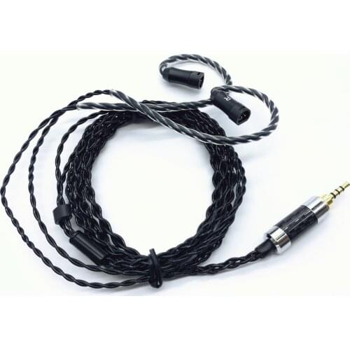 Silver plated wire diy upgrade cable A2DC IE80 TF10 IM50 IM70 W4R SE535 IE80 MMCX