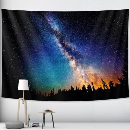 Psychedelic scene Nebula home art decoration tapestry Bohemian decoration sofa carpet wall decoration Hippie sheet