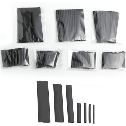 Shrinkage Radio 2:1 Heat Shrink Tube Sleeving Assortment Kit Connection Electrical Wire Wrap Cable Waterproof 127 pcs/lot