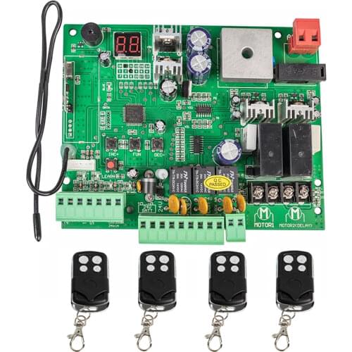 Upgraded version Universal use swing gate opener motor control unit PCB controller circuit board electronic card board DC12V