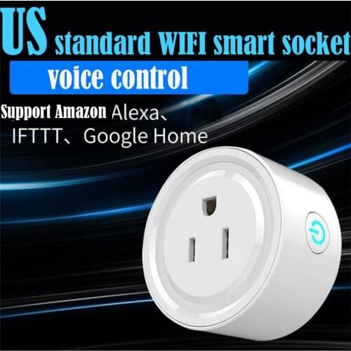 Smart WiFi Plug Adapter 16A Wireless Remote Voice control power Supply And Eight Combination Sockets Are CE And FCC Certified