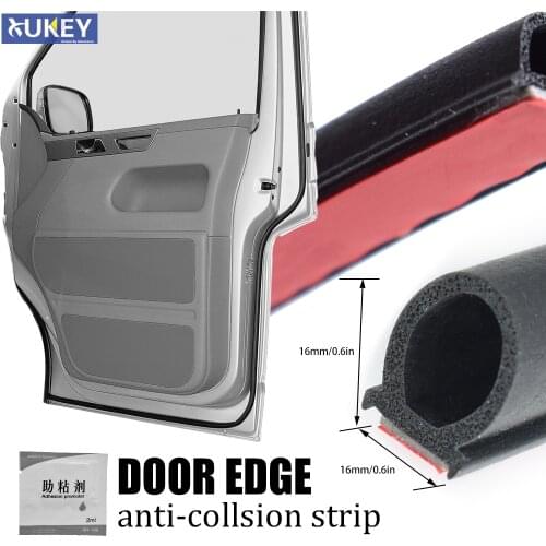 D Shape Rubber Car Door Seal Strip Hollow Edge Guard Weatherstrip Weather strip Universal Trunk Hood Sealing For Jeep BMW Audi