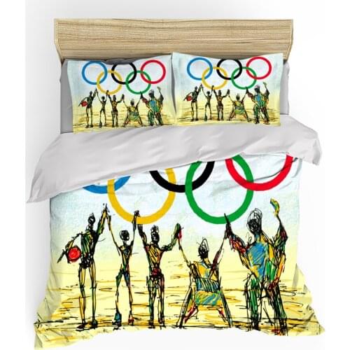 3D Basketball sports 2/3Pcs Quilt Cover Fashion Sports Bedding Duvet Cover With Pillowcases EU/AU/US size Queen King Bedding